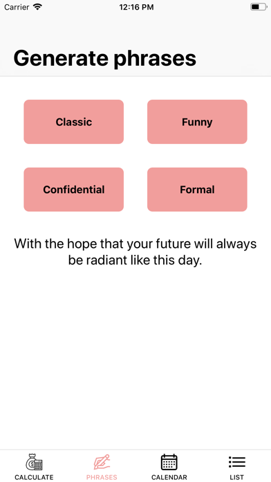 iWeddingGift screenshot 2