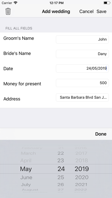 iWeddingGift screenshot 6