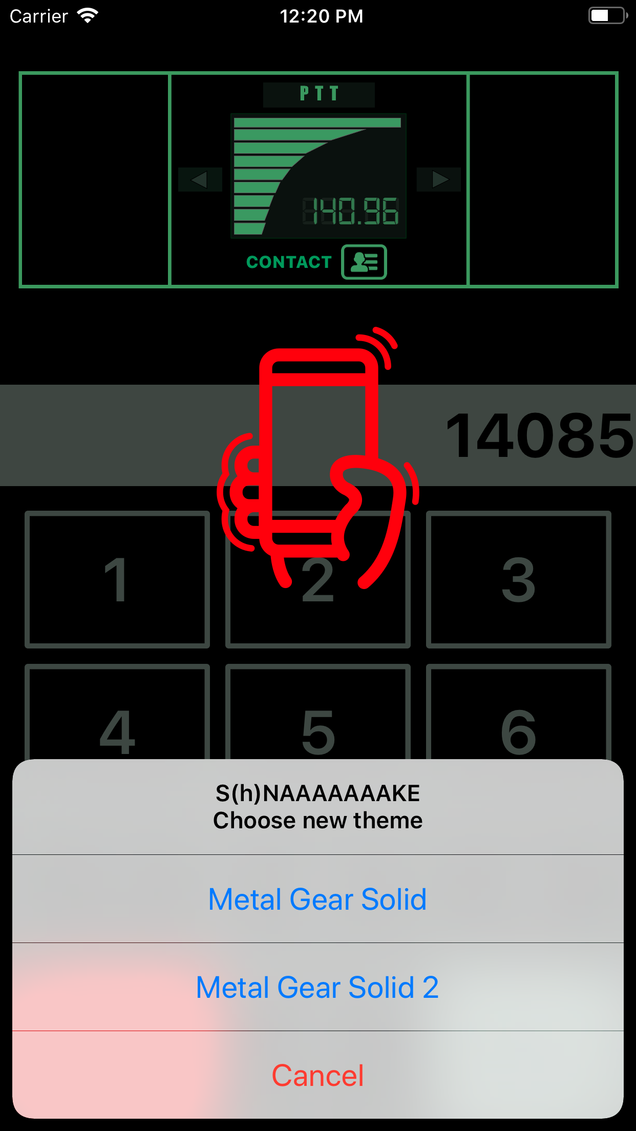 MGS Codec screenshot 3